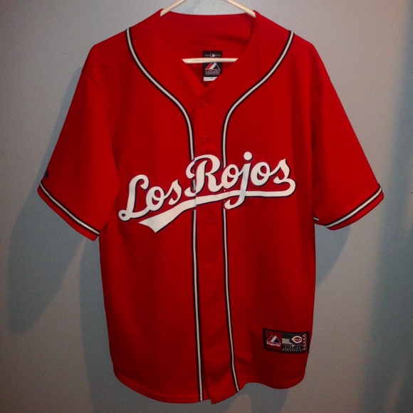 reds los rojos jersey